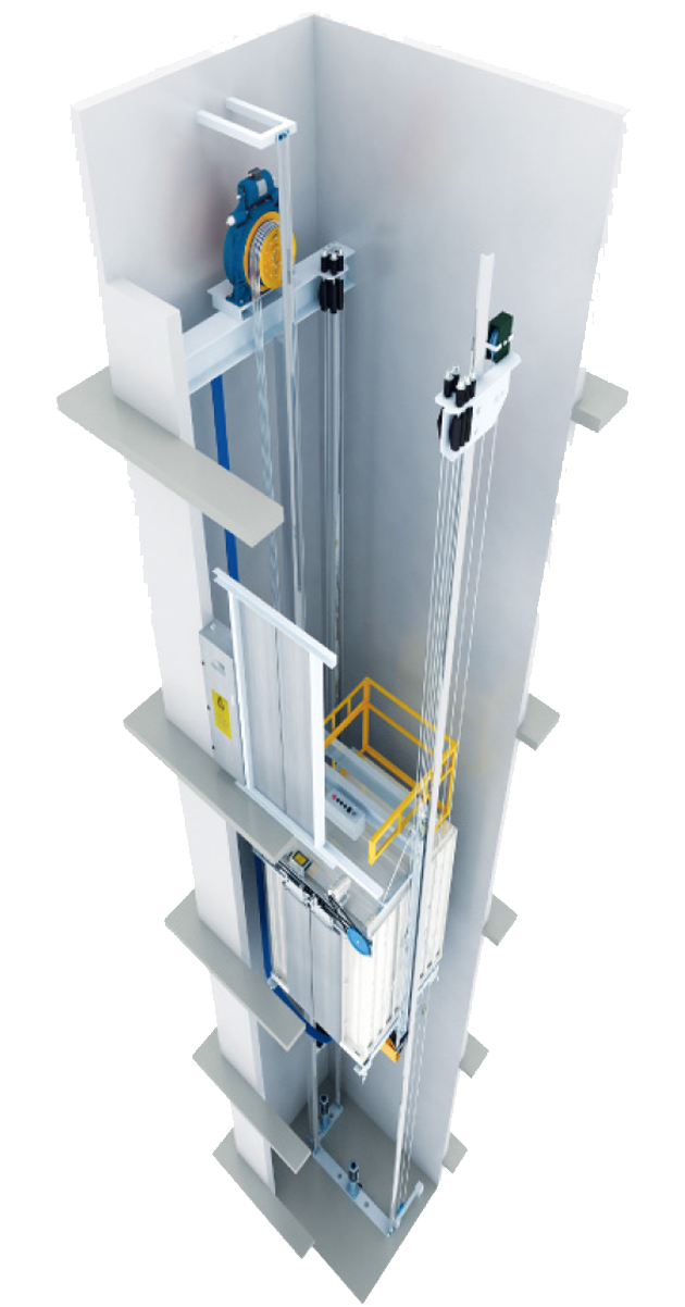 Ascensores sin cuarto de máquinas